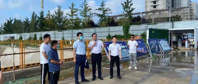 鲁商·城市广场丨山东省四进工作组莅临郯城鲁商城市广场指导工作